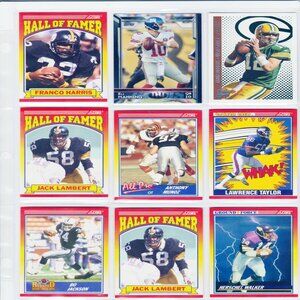 Football Cards Box Pack Lot Of 150